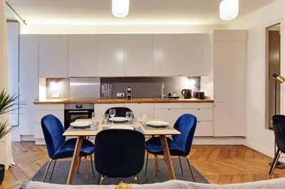 Cuisine ou kitchenette dans l'établissement Central & Cosy 2BR Opera/Terreaux - Check-in 24/7