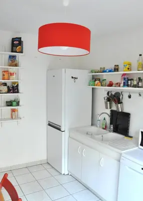 Cuisine ou kitchenette dans l'établissement Le Vendôme - Shared Appartment