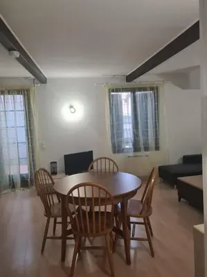 Coin salon dans l'établissement Appartements T2