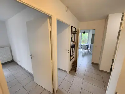Plan de l'établissement Appt 2 chambres au calme - jardin privé - Metro D, Eurexpo, Groupama Stadium