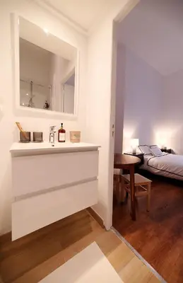 Un ou plusieurs lits dans un hébergement de l'établissement Collection Terreaux - No 1 Studio plein centre