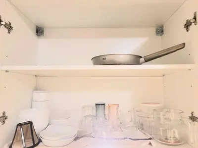 Cuisine ou kitchenette dans l'établissement Apartment close to Lyon and Parc de Parilly