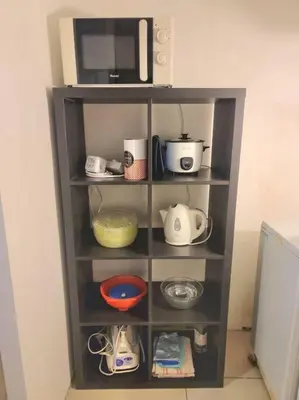 Cuisine ou kitchenette dans l'établissement Apartment close to Lyon and Parc de Parilly