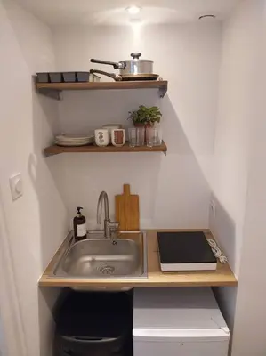 Cuisine ou kitchenette dans l'établissement Collection Terreaux - No 2 Studio plein centre