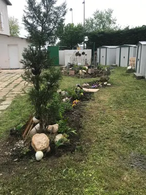 Jardin de l'établissement Studio évasion campagnarde avec jardin et parking, proche de Eurexpo et GroupamaStadium