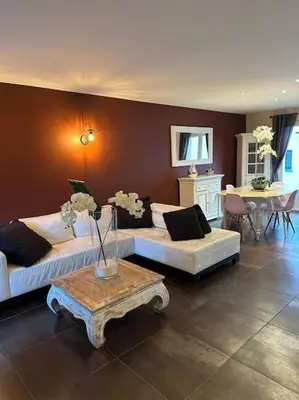 Un ou plusieurs lits dans un hébergement de l'établissement Comme à la maison…