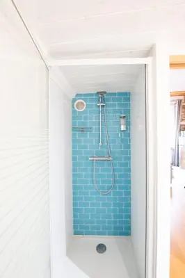 Salle de bains dans l'établissement Le petit Imbert - studio chaleureux et cozy