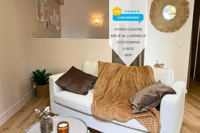 Coin salon dans l'établissement Le Pacha, BNBConciergerie
