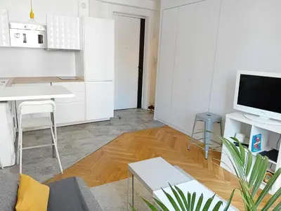 Télévision ou salle de divertissement dans l'établissement Escale 1 - Part Dieu