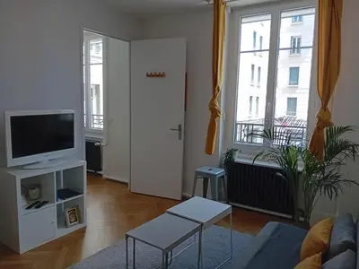 Télévision ou salle de divertissement dans l'établissement Escale 1 - Part Dieu