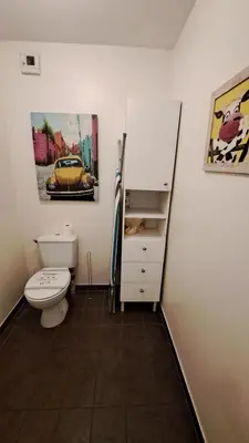 Salle de bains dans l'établissement Appartement cosy 3 pièces avec garage privatif