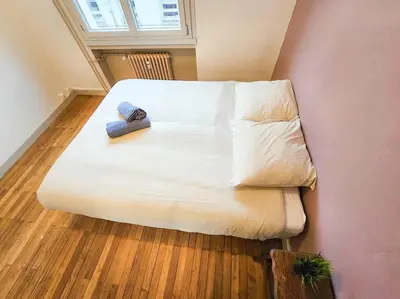 Coin salon dans l'établissement Le Bergson 3 chambres Stationnement gratuit