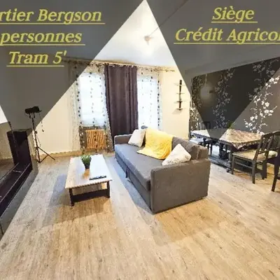 Le Bergson 3 chambres Stationnement gratuit