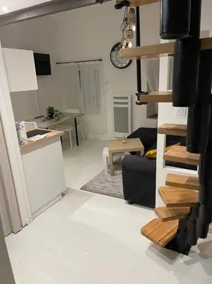 Cuisine ou kitchenette dans l'établissement Mont Aiguille - Proche gare Chateaucreux