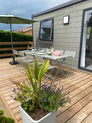 Jardin de l'établissement Le Bouchon de Liège