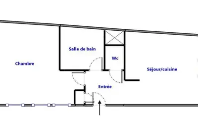 Plan de l'établissement Petit Marin Hyper centre