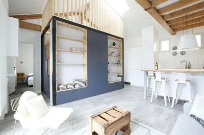 Cuisine ou kitchenette dans l'établissement Maison VIOGNIER