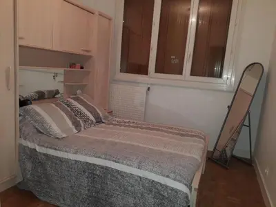 Un ou plusieurs lits dans un hébergement de l'établissement T4/5 avec vue sur les Alpes à 5 minutes de Lyon