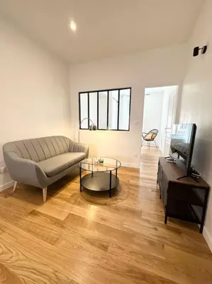 Télévision ou salle de divertissement dans l'établissement Magnifique T2 35m2 Prox Gare