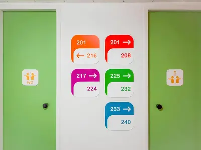 Plan de l'établissement KRYSTAL HOTEL