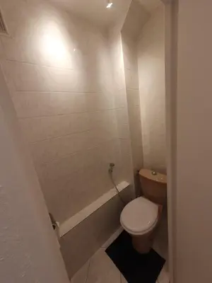 Salle de bains dans l'établissement APPARTEMENT ARENA/ GROUPAMA STADIUM/ EUREXPO