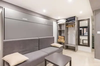 Coin salon dans l'établissement studio Vieux Lyon