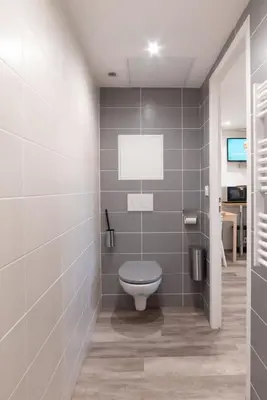 Salle de bains dans l'établissement Studio Green Groupama Lyon , Eurexpo Aréna