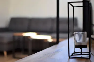 Coin salon dans l'établissement Very cosy and quiet one bedroom flat in Part Dieu