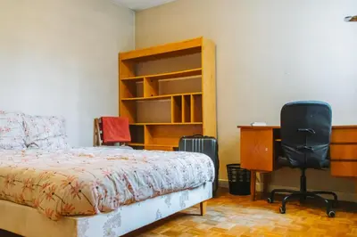 Un ou plusieurs lits dans un hébergement de l'établissement Appartement Paisible à Lyon - 2 Belles Chambres Privées