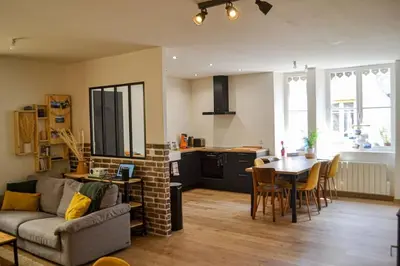 Coin salon dans l'établissement Résidence Caladoise - Rue Centrale