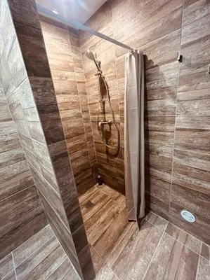 Salle de bains dans l'établissement Studio rénové à 15 min de Lyon