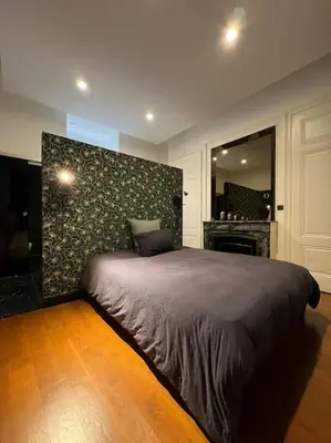 Un ou plusieurs lits dans un hébergement de l'établissement Stunning apartment in the center of Lyon !