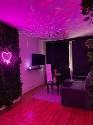 Télévision ou salle de divertissement dans l'établissement Appartement cosy LYON