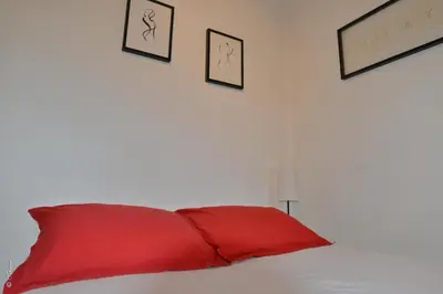 Un ou plusieurs lits dans un hébergement de l'établissement Studio Part Dieu Bellecombe