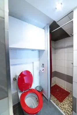 Salle de bains dans l'établissement Studio Ol Eurexpo axée Tramway Lyon