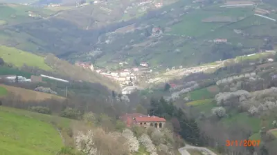 Paysage naturel près de la maison de vacances