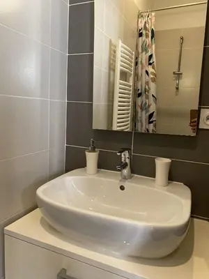 Salle de bains dans l'établissement La Bonneterie Appartement de charme avec terrasse