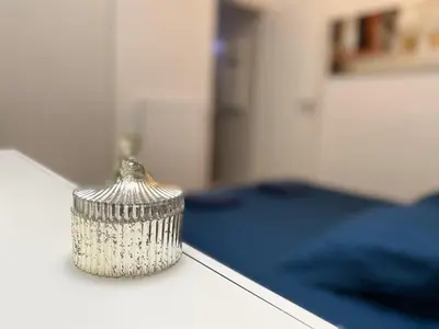 Un ou plusieurs lits dans un hébergement de l'établissement La Bonneterie Appartement de charme avec terrasse