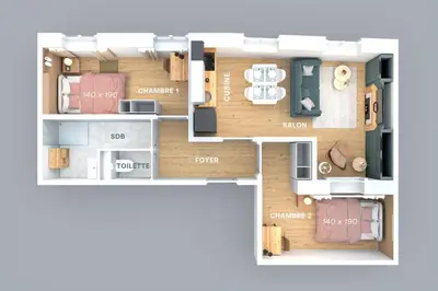 Cuisine ou kitchenette dans l'établissement Le Palais Boursier - Cordeliers