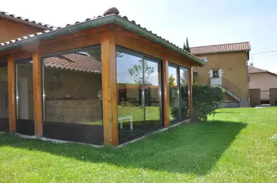 Jardin de l'établissement B&B La Cerisaie