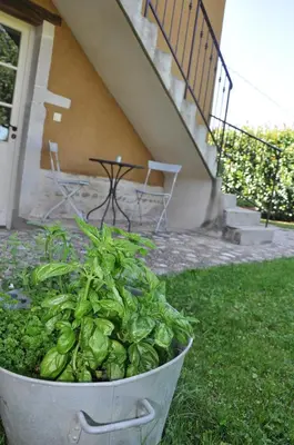 Jardin de l'établissement B&B La Cerisaie