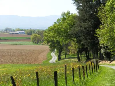 Paysage naturel près de le B&B/chambre d'hôtes