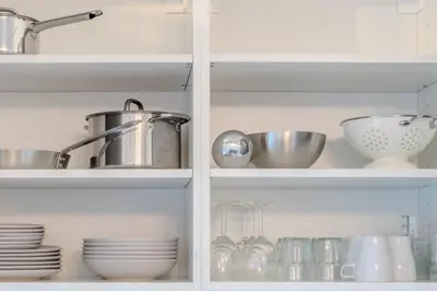 Cuisine ou kitchenette dans l'établissement Charmant 4 pers Halle Tony Garnier