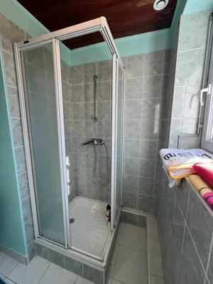 Salle de bains dans l'établissement Chez Paul