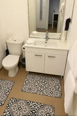 Salle de bains dans l'établissement Studio Proche LDLC ARENA OL