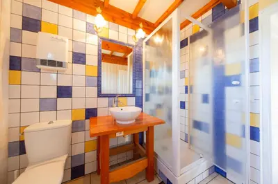 Salle de bains dans l'établissement Panda Home