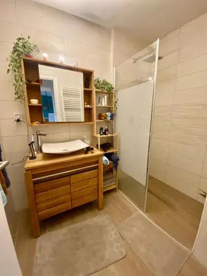 Salle de bains dans l'établissement Le paisible