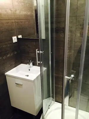 Salle de bains dans l'établissement Appart Touriste