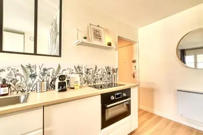 Cuisine ou kitchenette dans l'établissement Le Verde - Ravissant appartement cosy