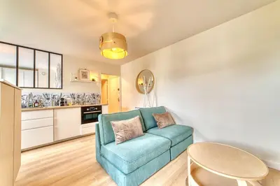Cuisine ou kitchenette dans l'établissement Le Verde - Ravissant appartement cosy
